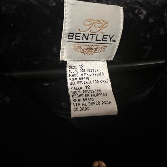 90s crushed velvet maxi - Picture 4 of 4